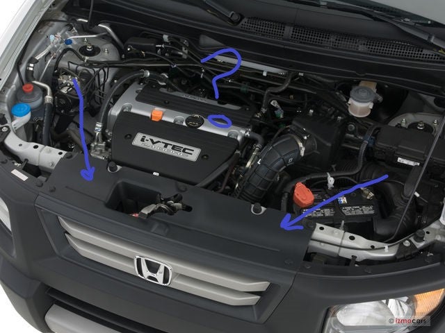 Хонда элемент двигатель. Honda element датчики двигателя. Хонда элемент 2.4 мм отор. Honda element муфта ДВС. Honda element подкапотка.